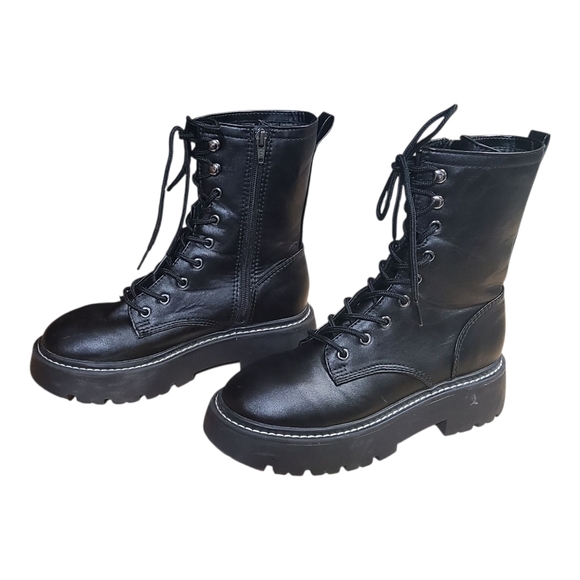 wild fable Shoes - Wild Fable Black Moto Chunky Boots